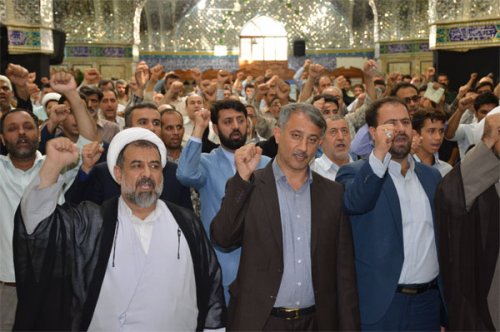 آیین استقبال و تشییع شهید گمنام و دعای عرفه در گنبد کاووس برگزار شد