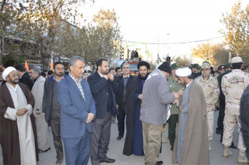 مردم گنبد کاووس از شهید گمنام دوران دفاع مقدس استقبال کردند 