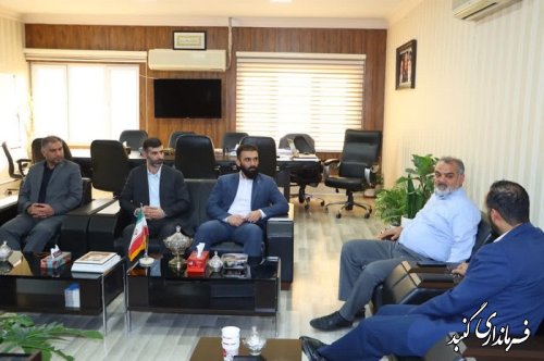 مدیرکل غله و خدمات بازرگانی استان گلستان با معاون استاندار و فرماندار ویژه گنبدکاووس دیدار کرد