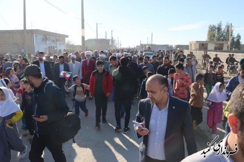 شهر مرزی کرند میزبان استاندار گلستان شد